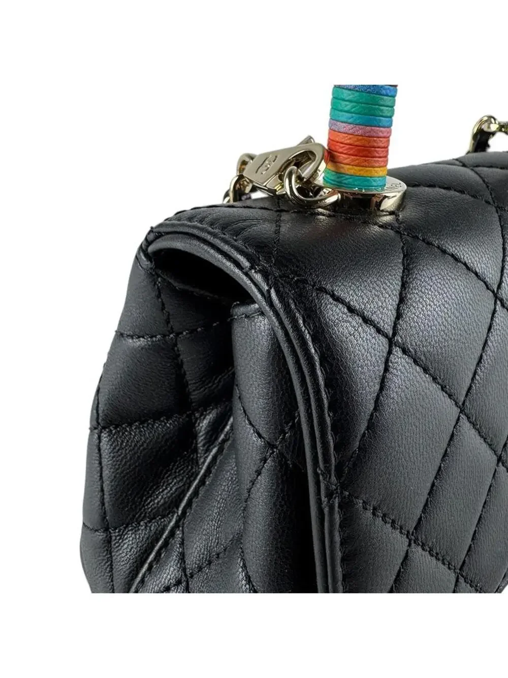 Auth Chanel Coco Handle Xxs Handbag #285624C58B